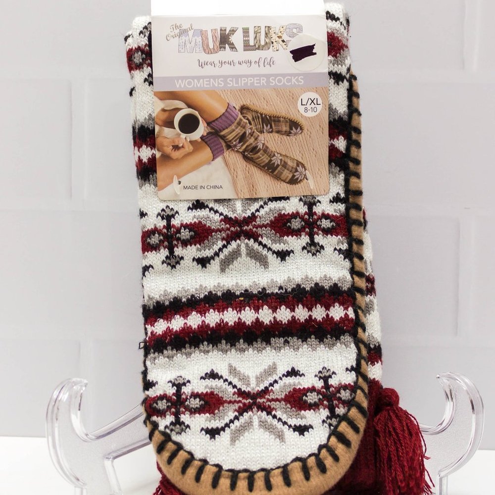 NWT The Original Muk Luks Women's Slipper Socks
